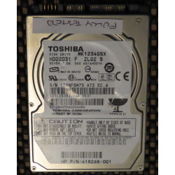 Picture: Toshiba 120 Gb 2.5" SATA HDD